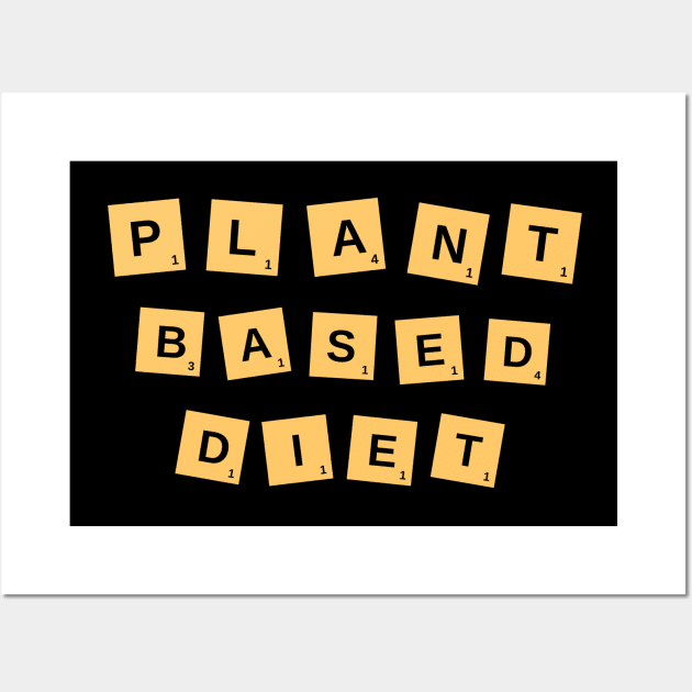 Plant based diet vegan Wall Art by Veganstitute 